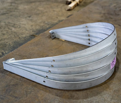 ロール加工＋プレス加工